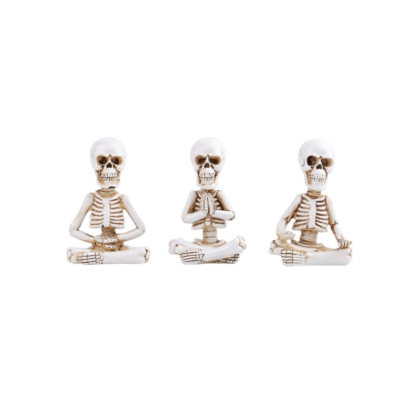 3 PCS Halloween Spooky Horror Ornament Scary Decoration Party Skeleton Figures