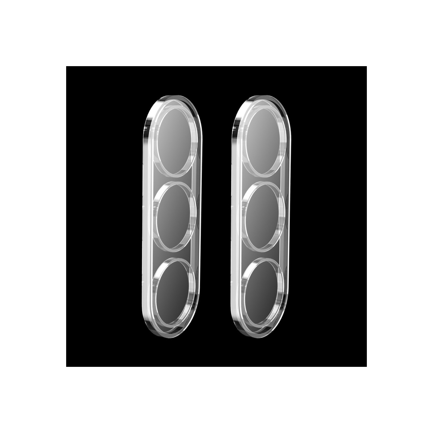 ENKAY 2Pcs for Samsung Galaxy S24 FE Camera Lens Protector Tempered Glass - Transparent