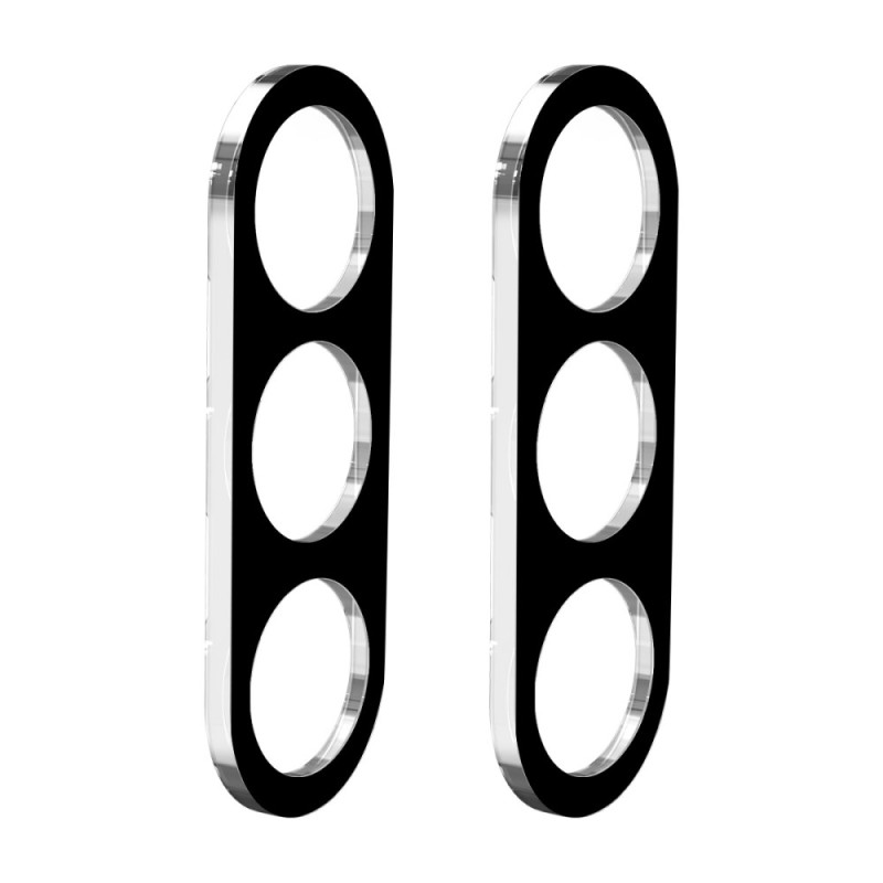 ENKAY 2Pcs for Samsung Galaxy S24 FE Camera Lens Protector Tempered Glass - Black