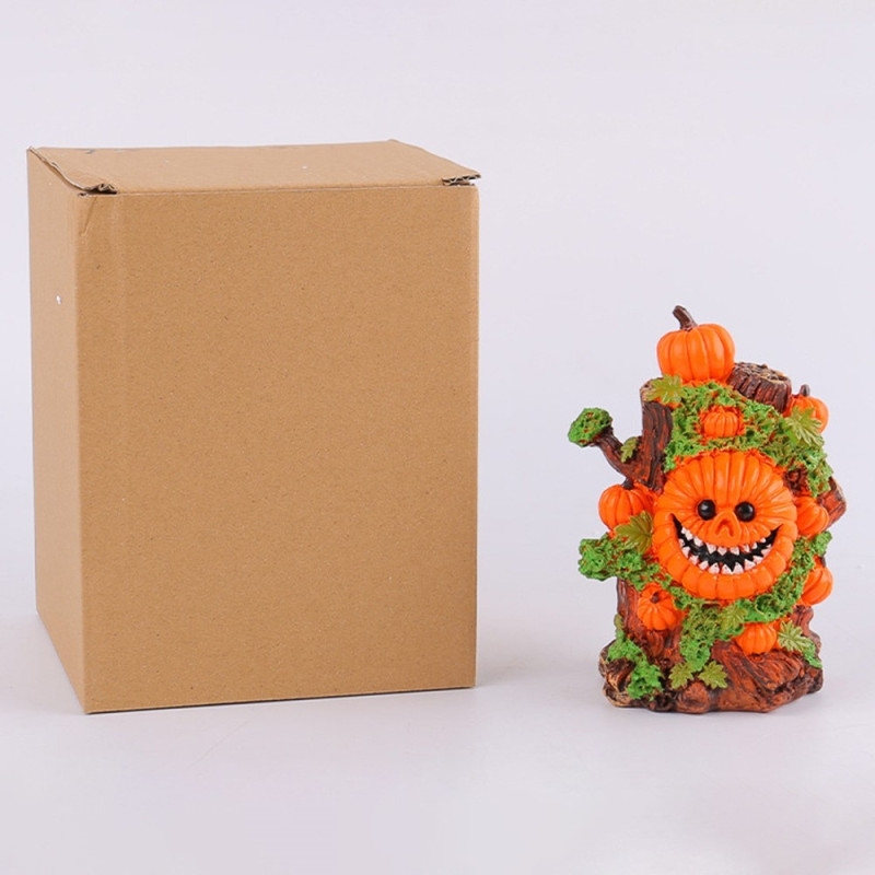Halloween Spooky Skräckprydnad Skrämmande Dekoration Fest - Pumpa träd