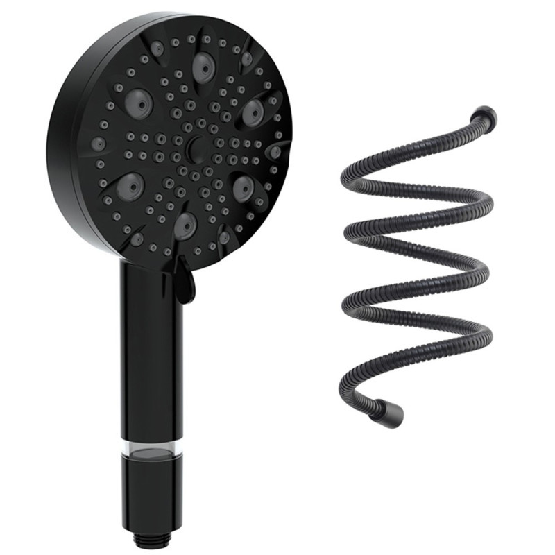 Water saving 10 positions Handheld shower head filter stainless steel hose Shower