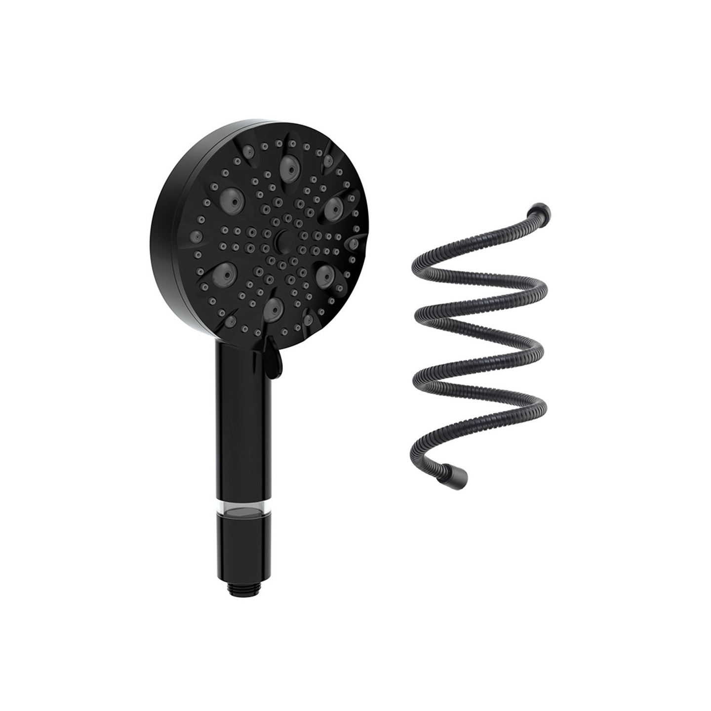 Water saving 10 positions Handheld shower head filter stainless steel hose Shower