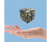 Fidget Spinner Avslappning Infinite Cube Metall Flip Kub - Rosa-Blå