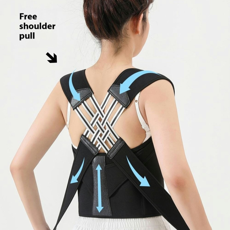 Korrigera Hållning Rygg Back Posture Corrector Brace för män Kvinnor - XL