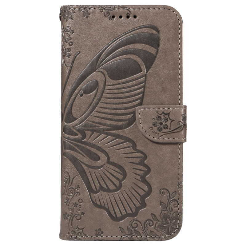 For Samsung Galaxy S24 FE Case Stand Wallet Phone Cover Butterfly Pattern