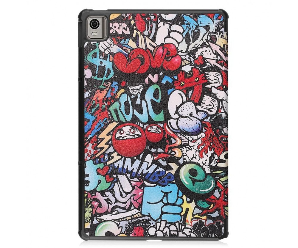 Slim Fit Cover Fodral Till Nokia T21 - Graffiti