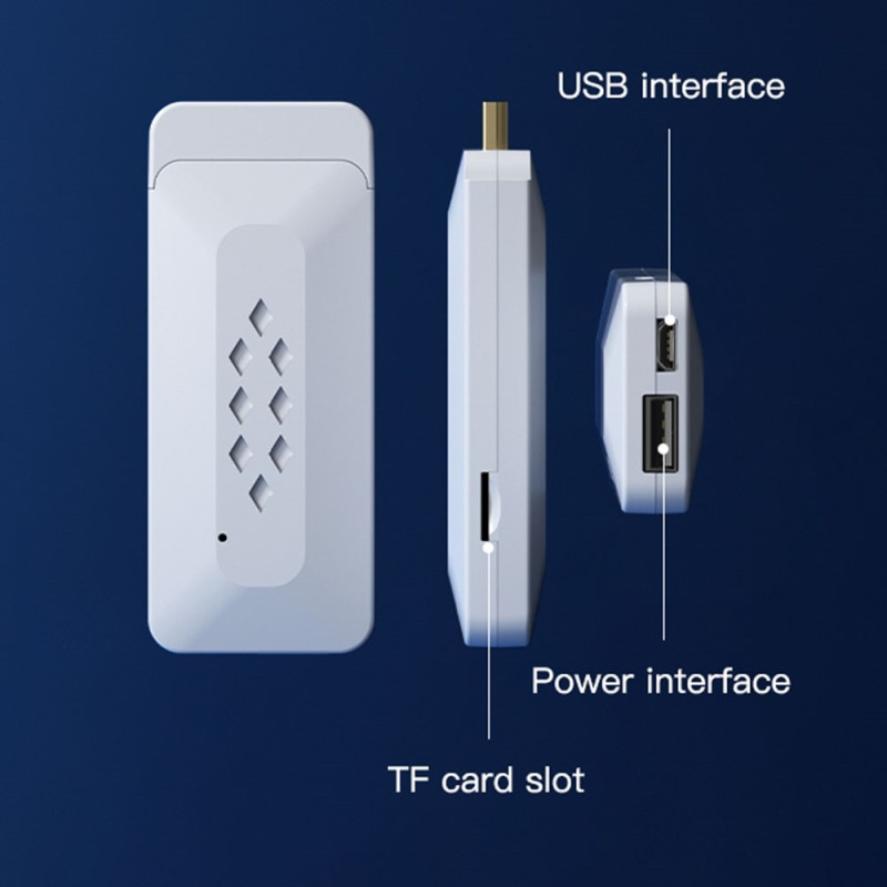 Game Stick 4K Dual 2.4G trådløse spilcontrollere med 128G 30000+ spil til tv