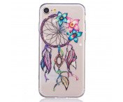 iPhone 7 / iPhone 8 TPU Skal - Flower & Dream Catcher