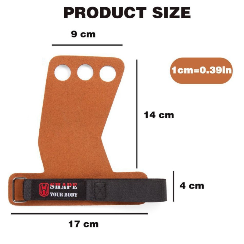 1 par Fitness Grip Pads Sports Vægtløftning Palm Guard Håndbeskytter