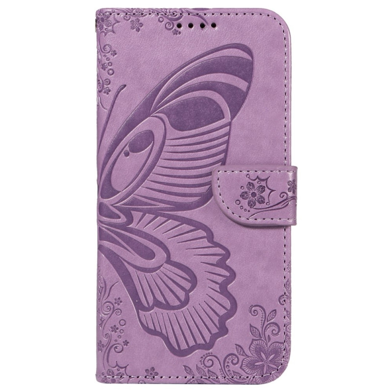 For Samsung Galaxy S24 FE Case Stand Wallet Phone Cover Butterfly Pattern
