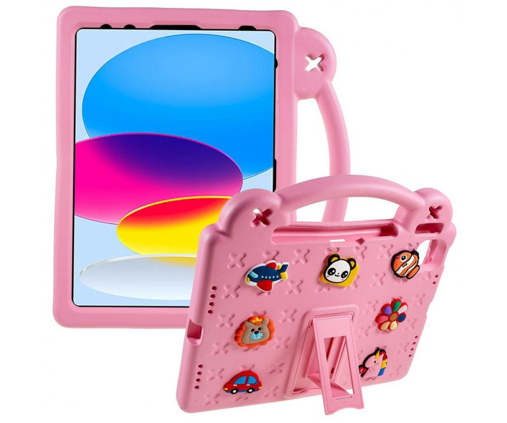 Apple iPad 10.9 2022 Gen 10 EVA Foam Stand Skal Fodral - Rosa