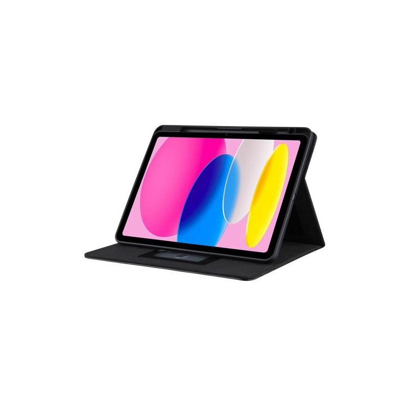 For iPad 10.9 2022 Gen 10 Embroidery Grids Tablet Cover