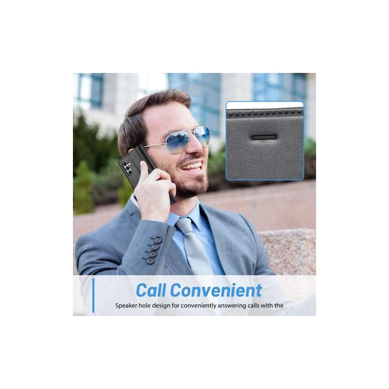 LC.IMEEKE Lommebok - deksel Deksel til Samsung Galaxy S23 - Svart