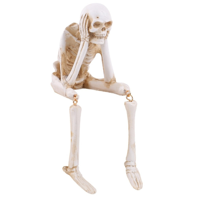 Halloween skeleton figure Spooky Skull Decoration Party Haunted - Hear No Evil