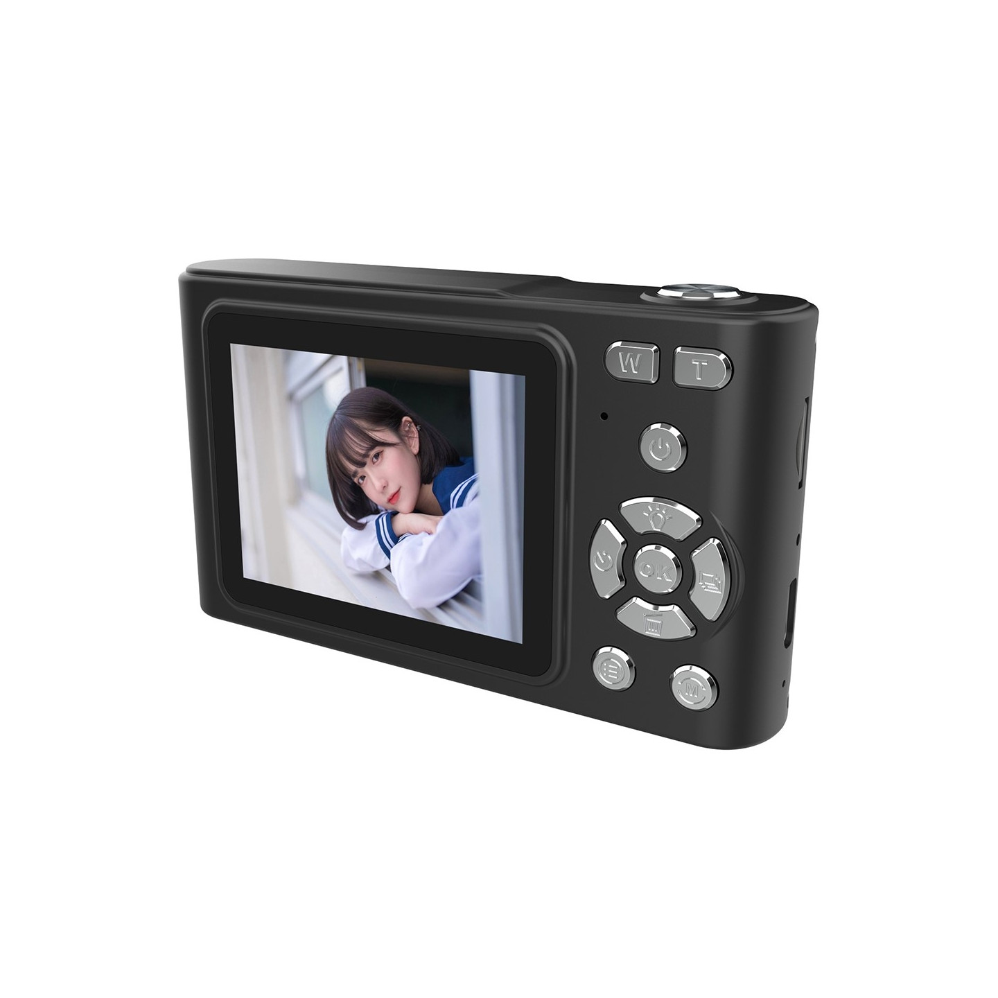 Digital camera 2.4 inch IPS screen HD CCD camera with 32GB TF card + card reader