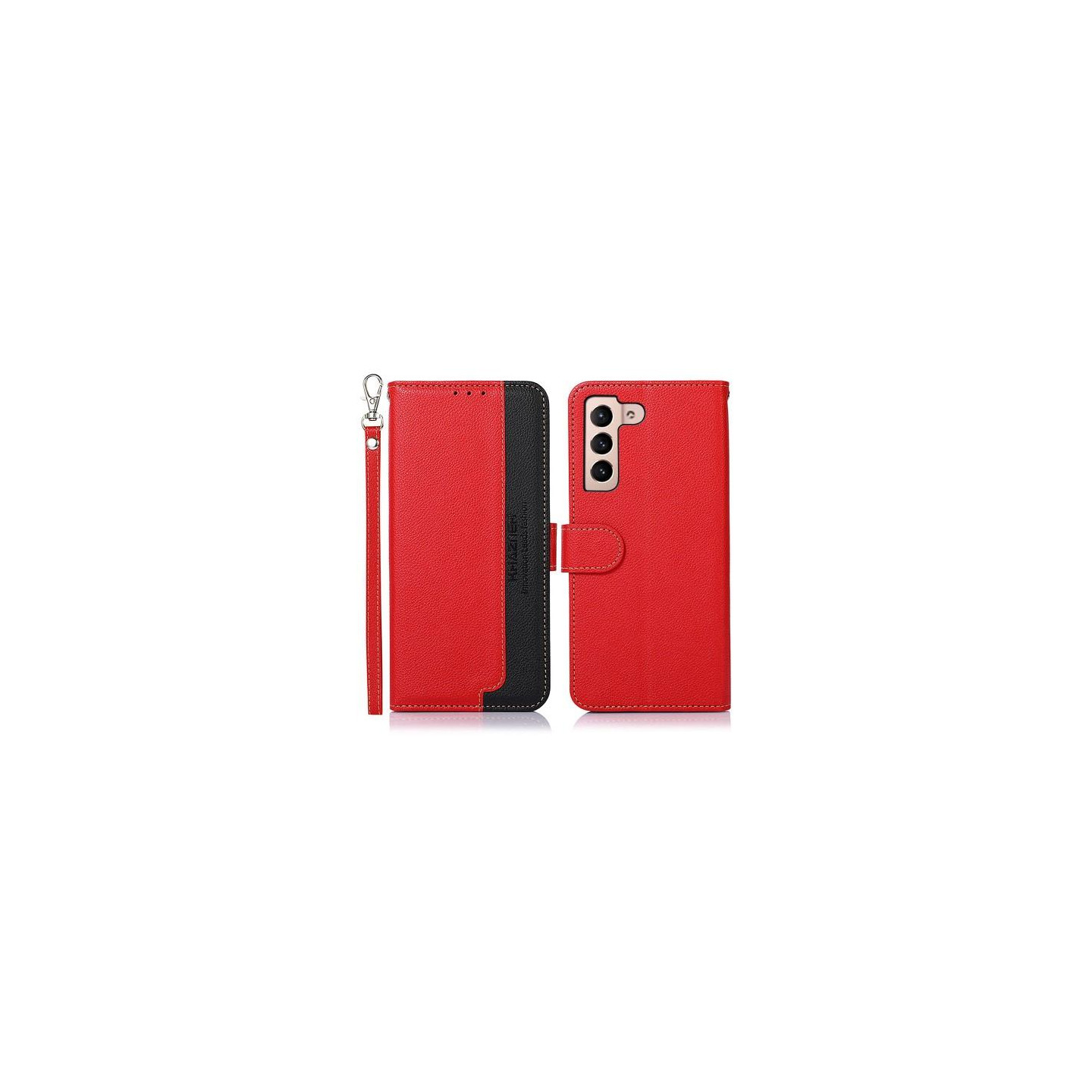 KHAZNEH Telefoncover til Samsung Galaxy S23 - Rød/Sort