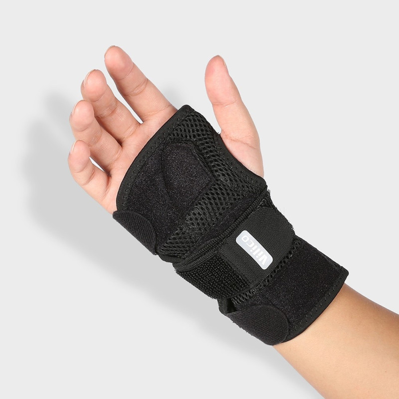 armband handledsstöd aluminiumplatta för karpaltunnel artrit - vänster hand