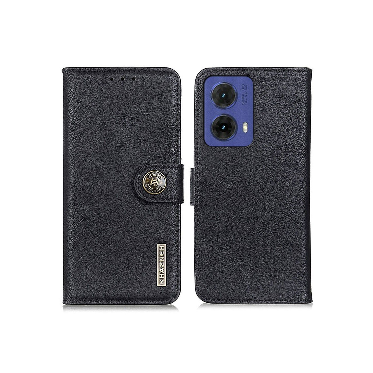 KHAZNEH Wallet Stand Case for Motorola Moto G85