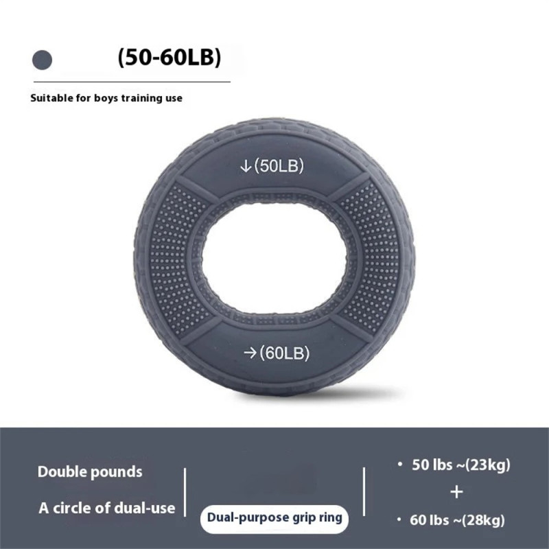 Håndgreb Forstærker Underarm Finger Trainer Håndledsmuskeltræner - 50 - 60 lb Grå