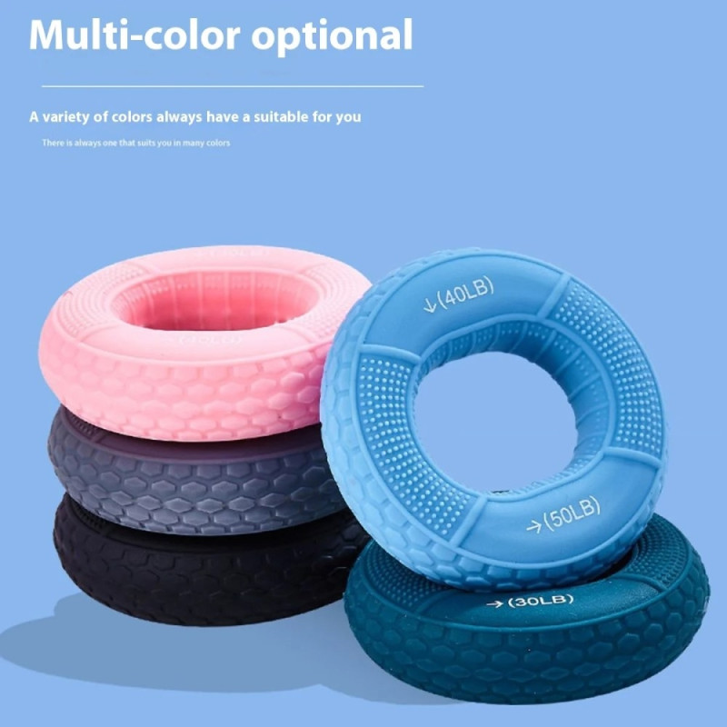 Handgreppsförstärkare Underarm Finger Handled Muskeltränar - 30 - 40lb Rosa