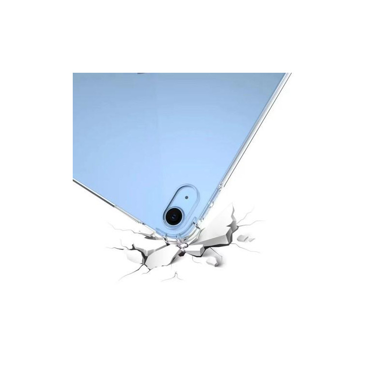 For iPad 10.9 (2022) / iPad 10th Gen Soft TPU Clear Tablet Cover Reinforced 4 Corners Shock - Absorbing Back Case