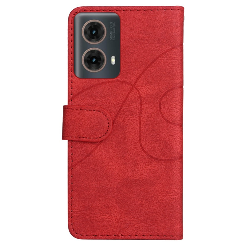 KT Lommebok - deksel til Motorola Moto G85 - Rød