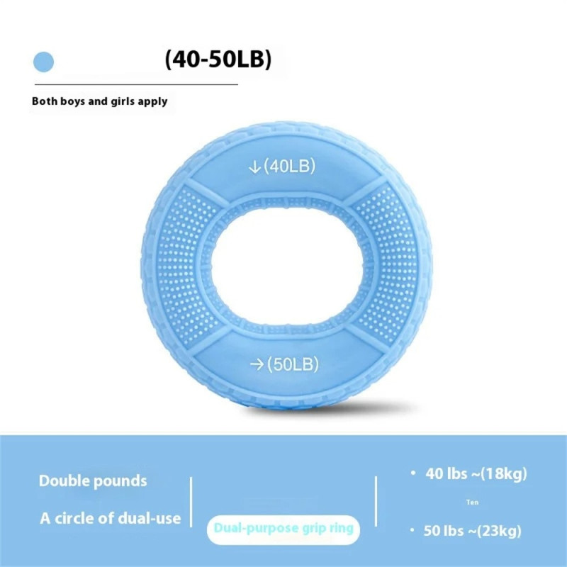 Käden otteen vahvistaja kyynärvarren sormi rannelihasten harjoittaja - 40 - 50 lb / sininen