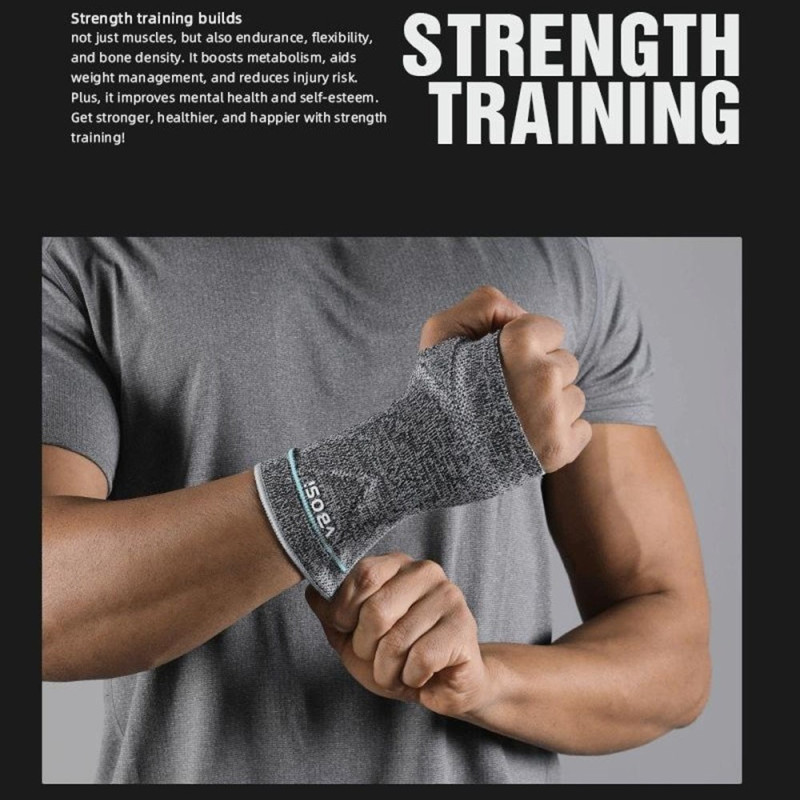 1 kpl koko XL rannetuki rannesuoja kompressiota - vasen käsi