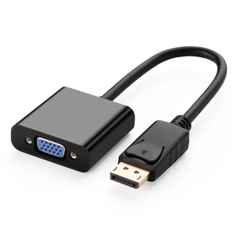 UGREEN 20415 1080P DisplayPort hann til VGA hunn lyd- og videoadapterkonverter