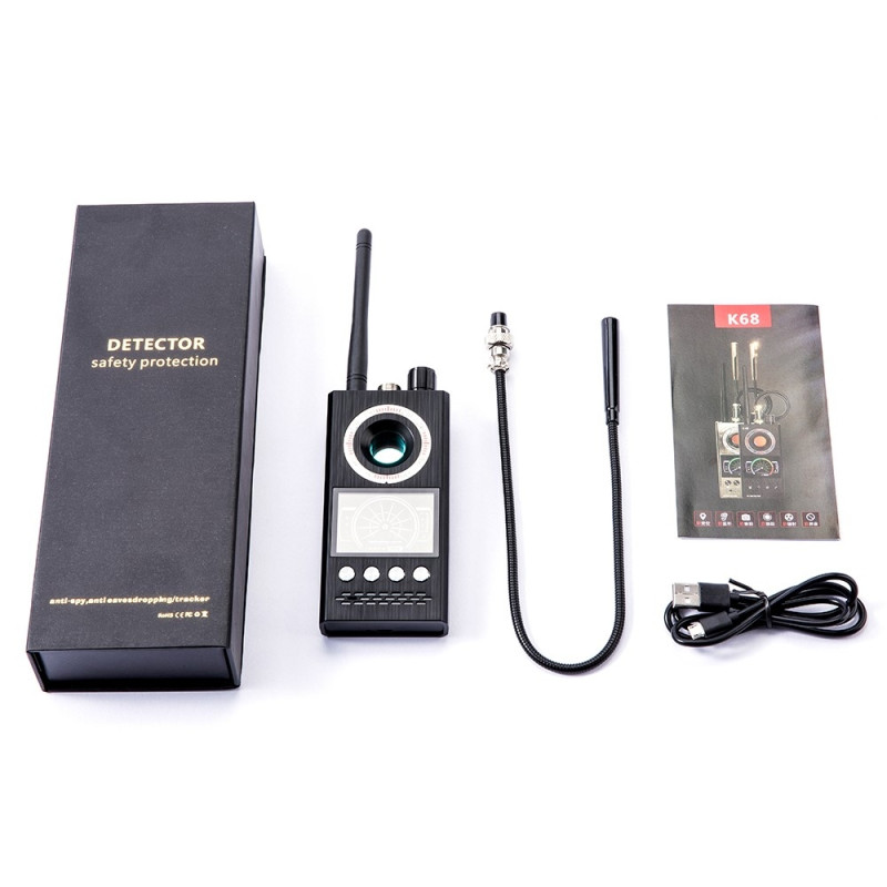 wireless signal detector RF Bug Finder Anti - Spy Camera Detector GPS Tracker Locator upgraded version