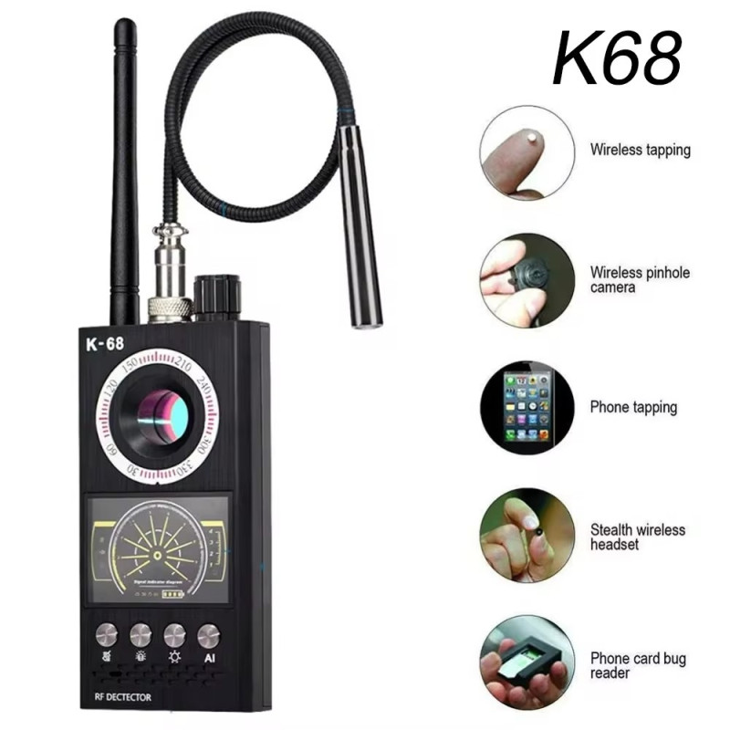 Wireless signal detector, RF bug finder, camera detector, GPS tracker locator – upgraded version