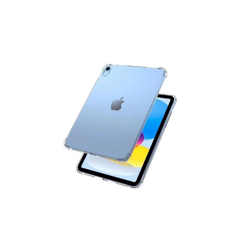 iPad 10.9:lle (2022)/iPadille 10. sukupolven pehmeä TPU - kirkas tabletin kansi Vahvistettu 4 kulmaa iskuja vaimentava takakotel