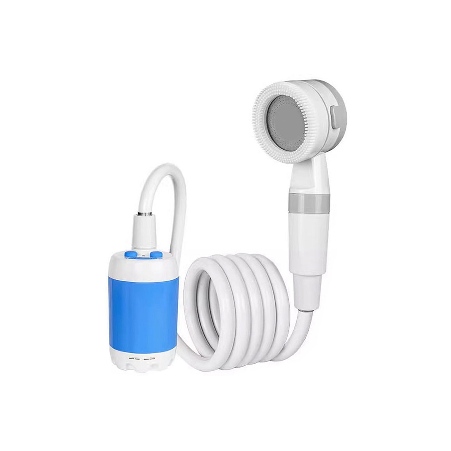 4000mAh electric shower camping portable shower head pump outdoor hiking travel