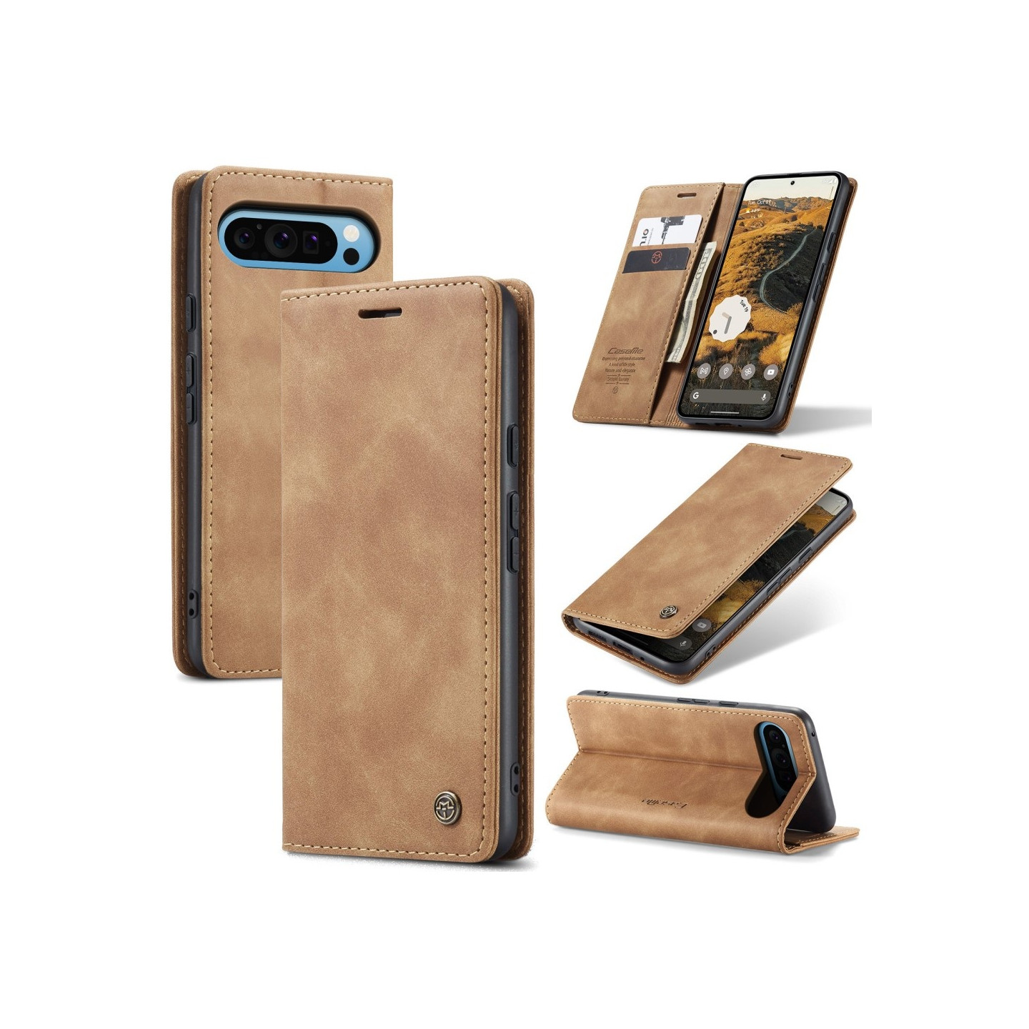 CASEME Google Pixel 9 Pro XL Kotelo Teline Puhelinkotelo