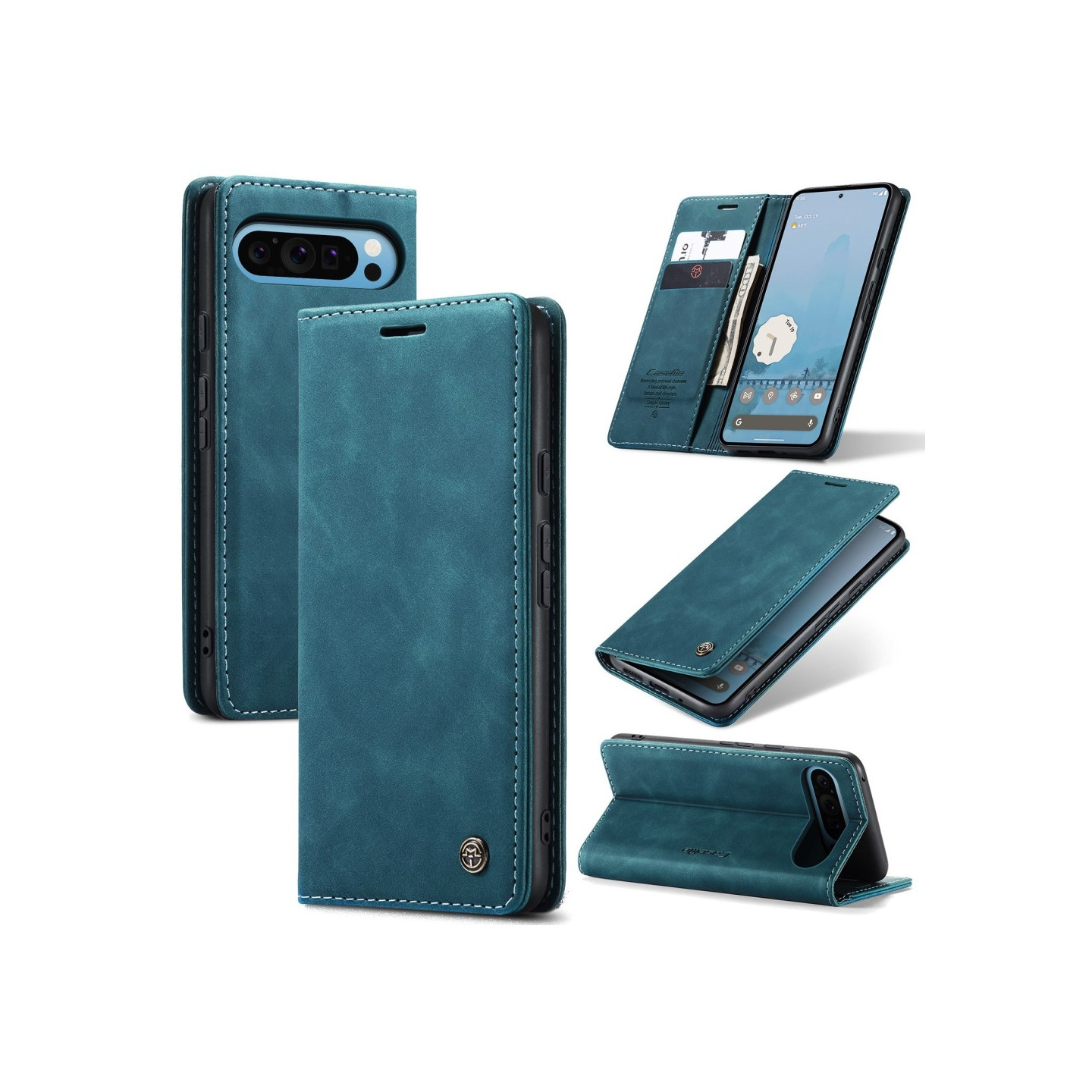 CASEME Til Google Pixel 9 Pro XL Etui Stativ Telefon Cover