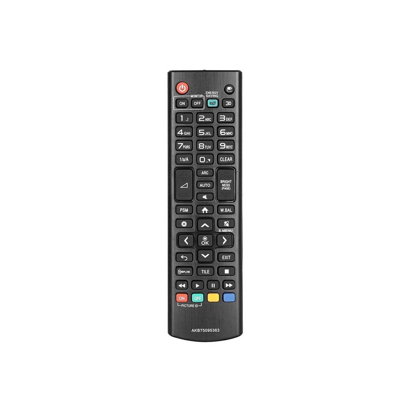 TV fjernkontroll Erstatning for AKB75095363 For LG TV
