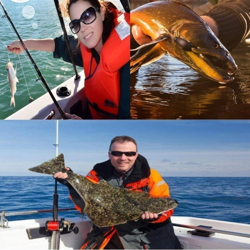 100m nylon fiskelinje Rivebestandig ferskvannsfisketråd - Størrelse 4.5