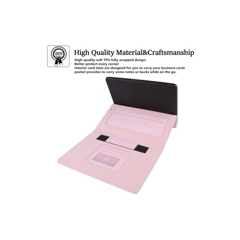 For iPad 10.9 2022 Gen 10 Embroidery Grids Tablet Cover