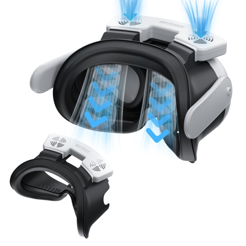 Face Interface Face shield with cooling fan for Meta Quest 3 accessory set