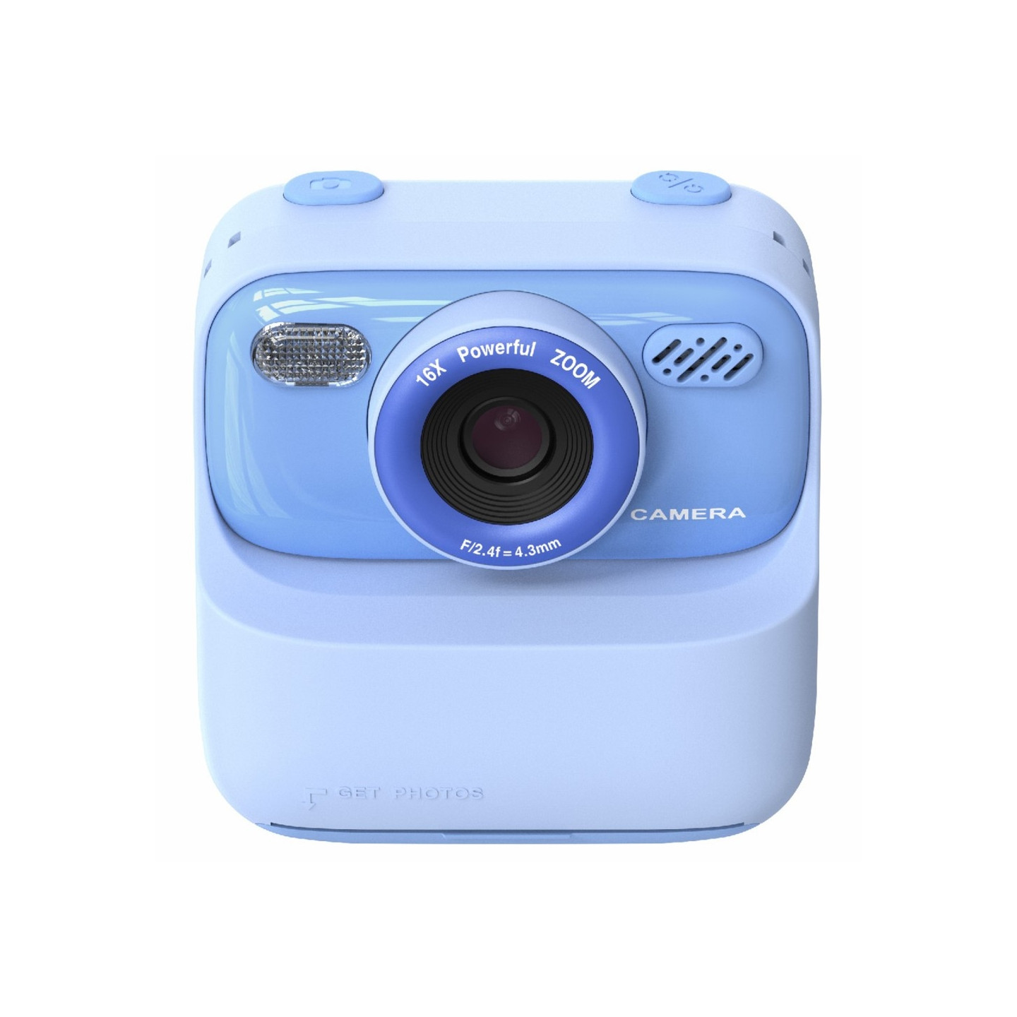 2,4 tommer skærm Instant HD genopladeligt kamera med dobbelt linse med 32GB hukommelseskort