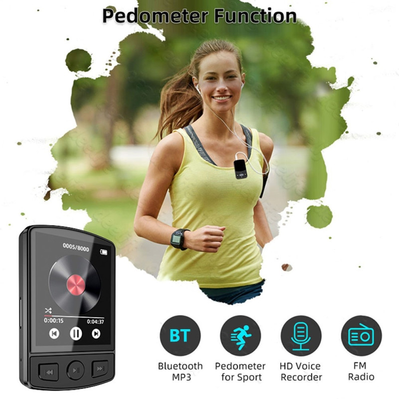 64GB Bluetooth MP3 MP4 Music Video Player FM Radio 1.77 - inch Screen