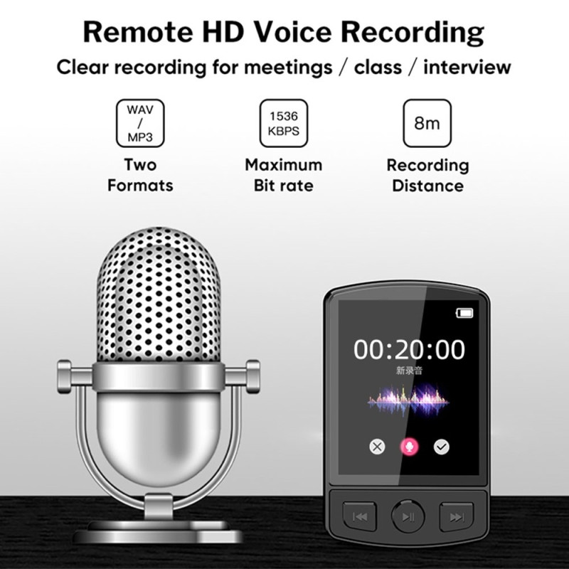 64GB Bluetooth MP3 MP4 Music Video Player FM Radio 1.77 - inch Screen