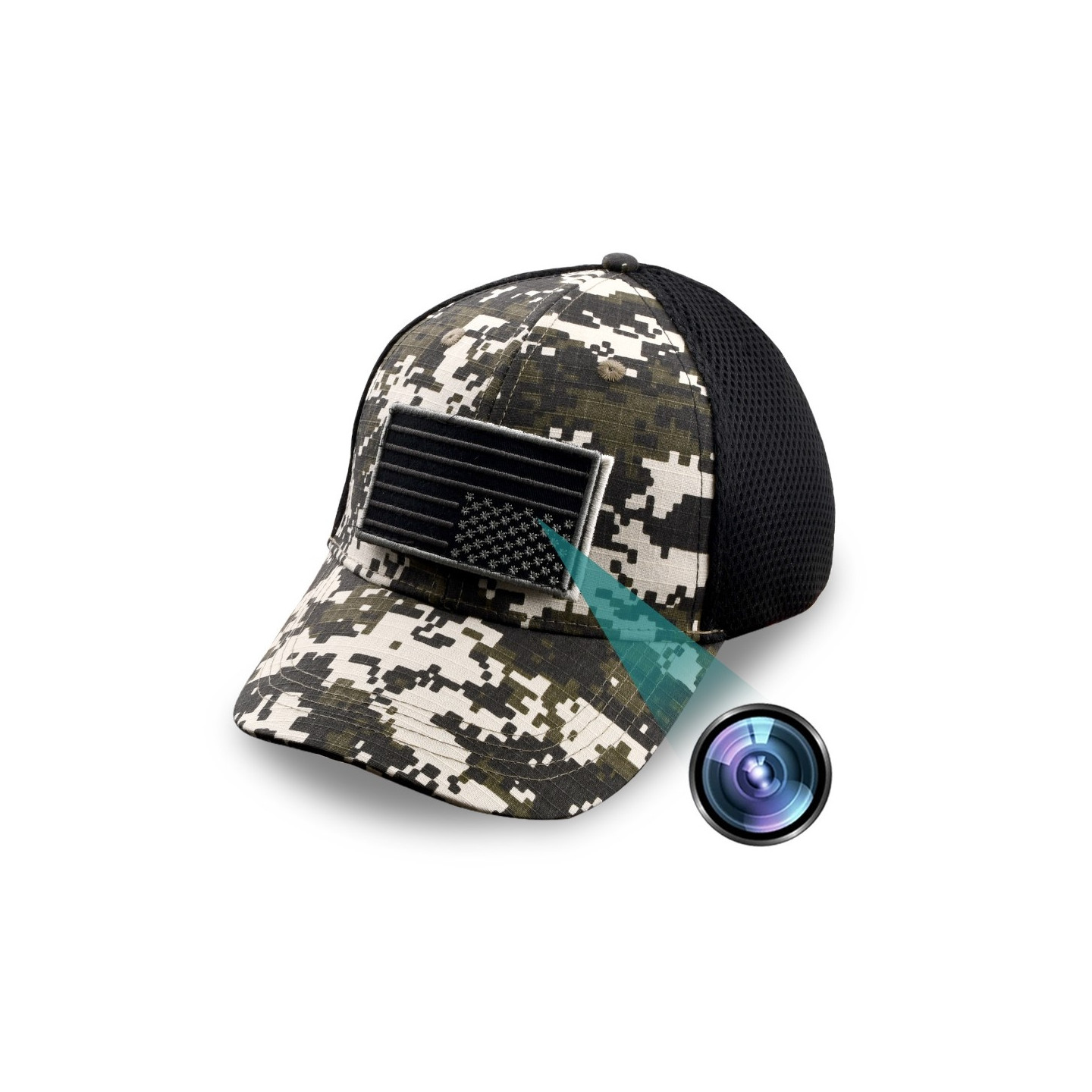 Cap HD 1080P Loop - opptak Fjernvisning Baby Nanny overvåking WiFi - kamera