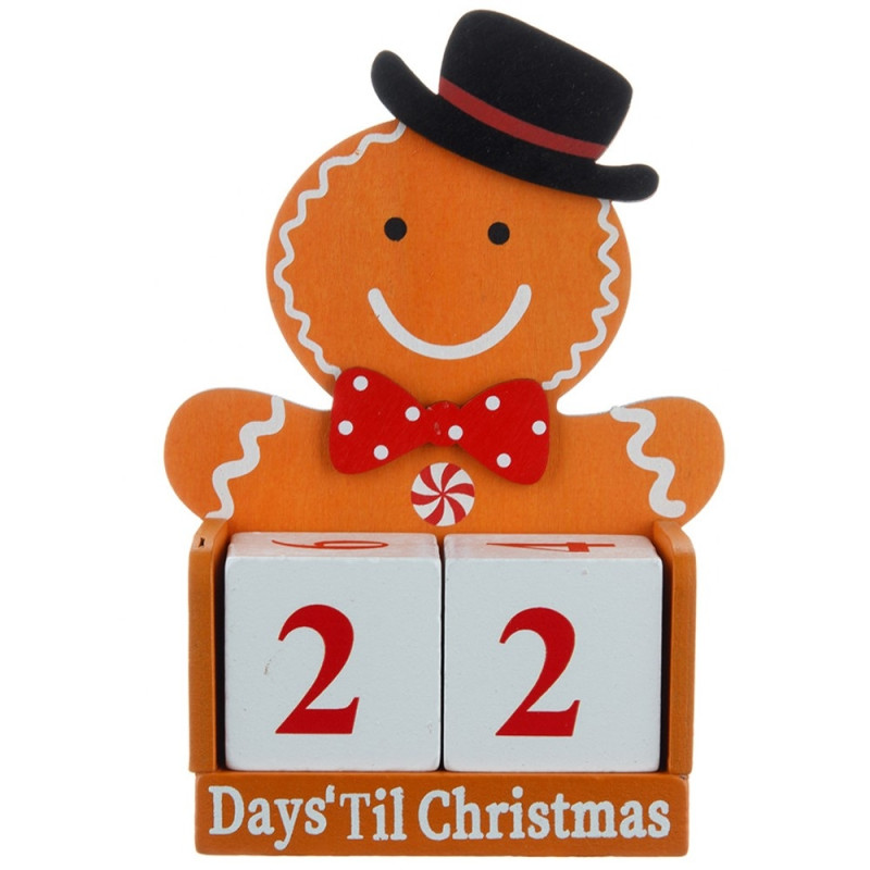 Nedtælling til jul honningkagemand Træ adventskalender