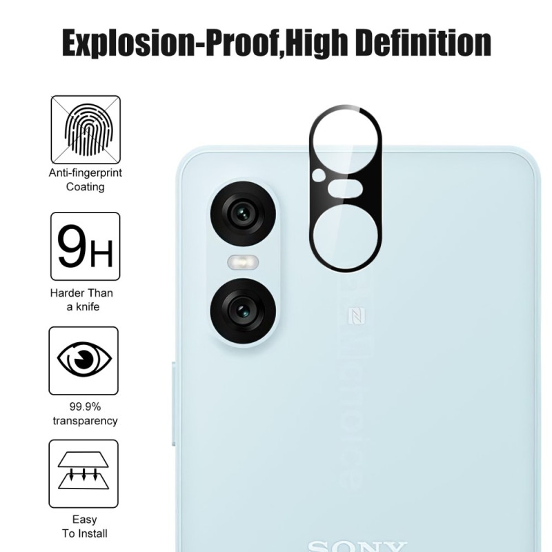Til Sony Xperia 10 VI Kameralinsefilm Objektivdeksel i Herdet Glass