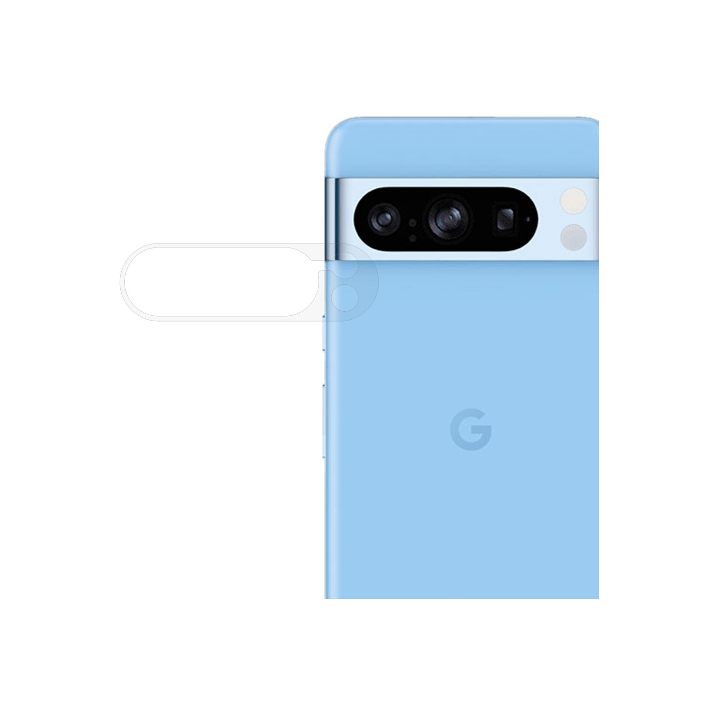 For Google Pixel 9 Pro kameralinsedeksel Herdet glasslinsefilm