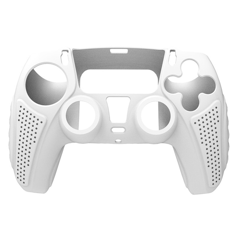 HONSON Beskyttelsesdeksel til Sony Playstation 5 Anti - Slip Silikon Huddeksel - Hvit
