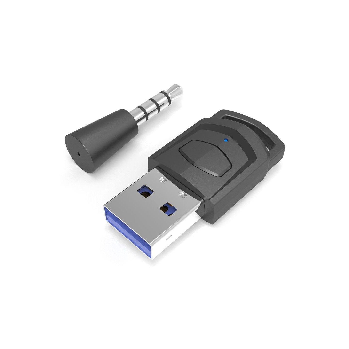 Til Sony PS5 PS4 PC Bluetooth USB 3,5 mm Audio Transmitter Trådløs modtager