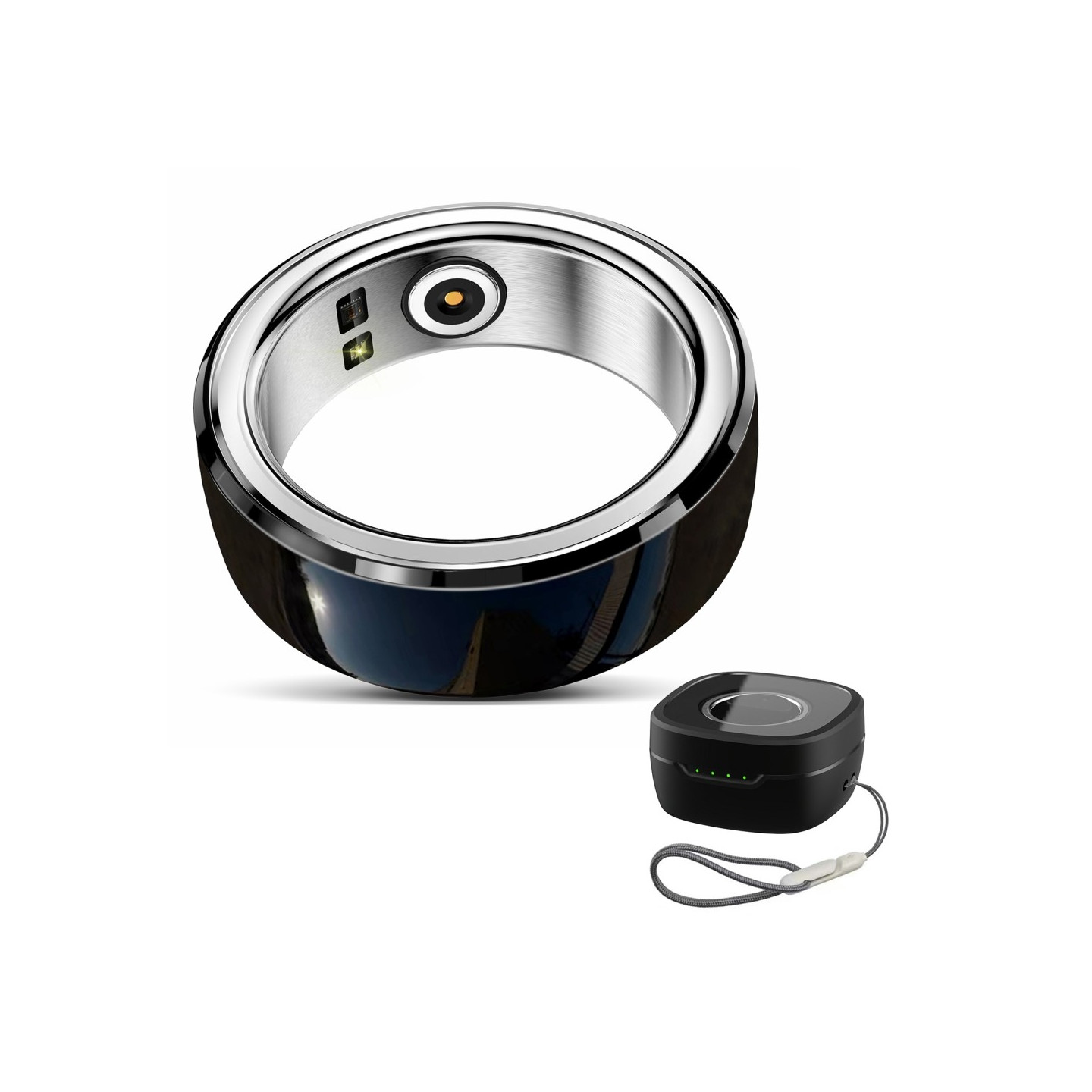 Multifunktion Smart Ring Health Tracker Søvn Hjertefrekvens Blod oxygen overvågning 18