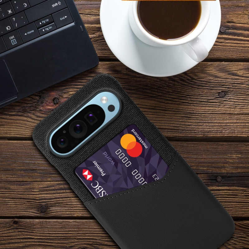 For Google Pixel 9/9 Pro Veske m/Kortspor - Svart